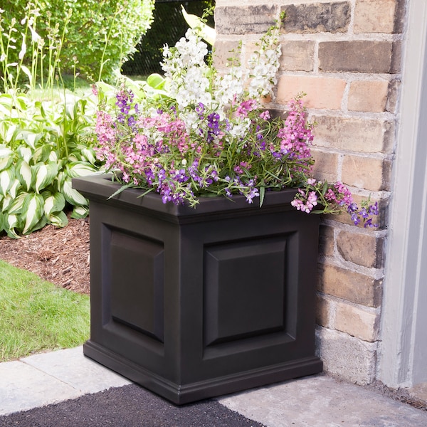 Nantucket 16x16 Planter - Espresso